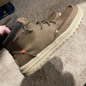 Men's size 10 hey dude leather boots